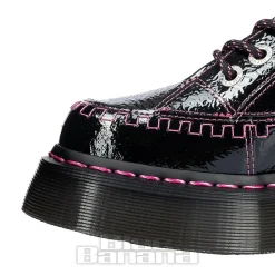 Dr Martens Buzz Patent Shoe (Black/Pink)