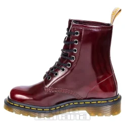 Dr Martens 1460 Cambridge Brush Vegan Boots (Cherry Red)