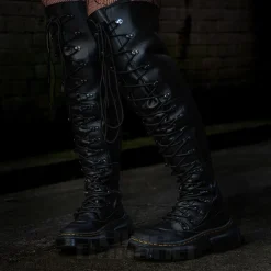 Dr Martens Hi-Soft Leather Boots (Black)