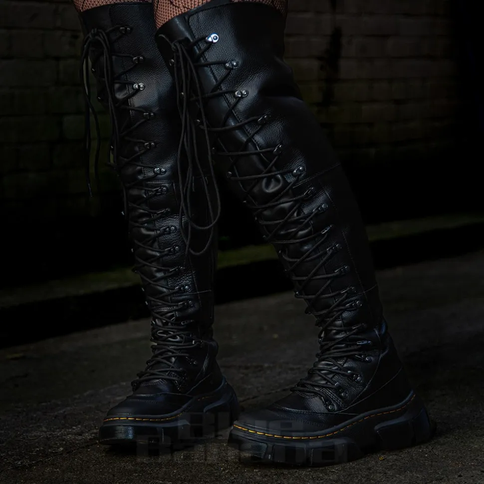 Dr Martens Hi-Soft Leather Boots (Black)