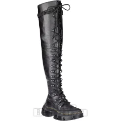 Dr Martens Hi-Soft Leather Boots (Black)