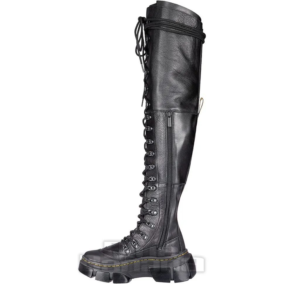 Dr Martens Hi-Soft Leather Boots (Black)
