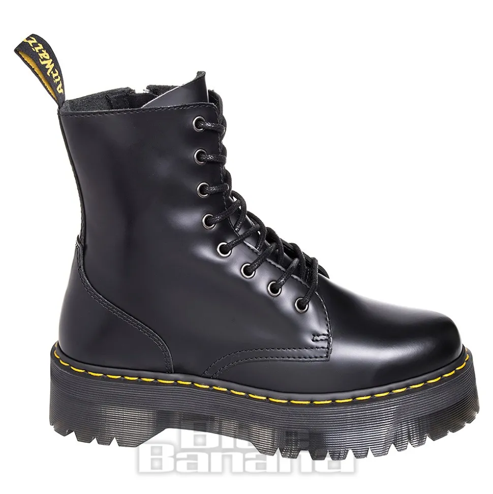 Dr Martens Jadon Polished Boots (Black)