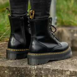 Dr Martens Jadon Polished Boots (Black)