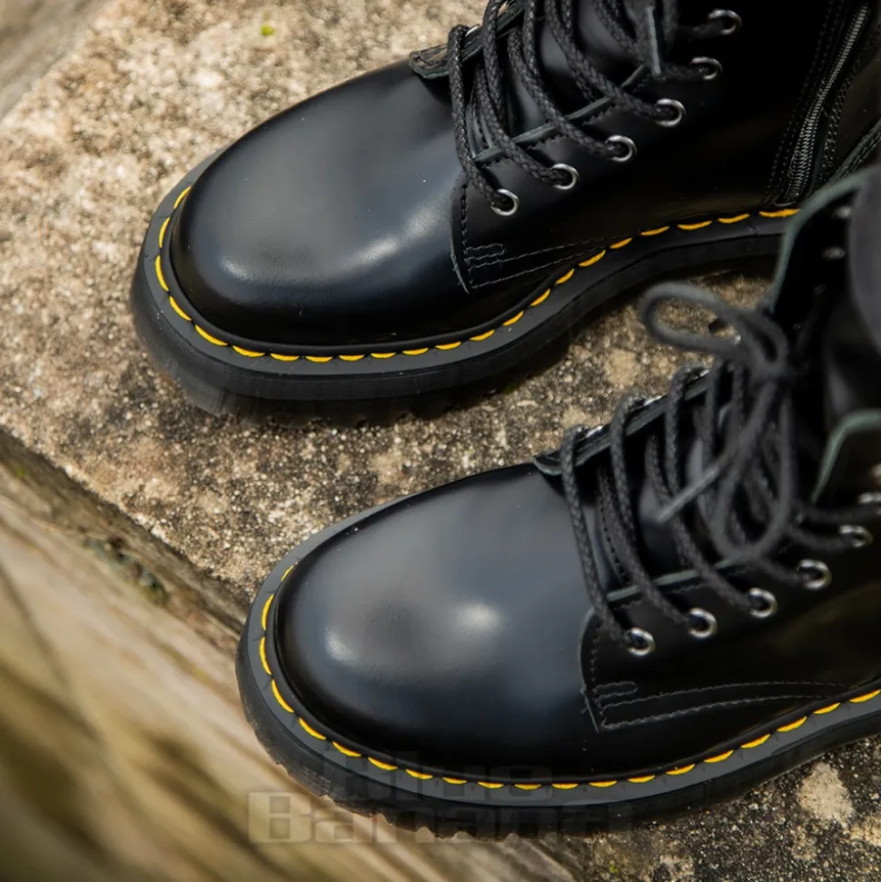 Dr Martens Jadon Polished Boots (Black)