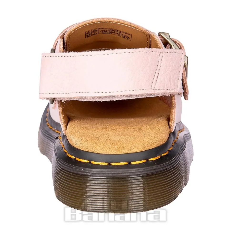 Dr Martens Jorge II Nubuck Leather Mules (Pink)