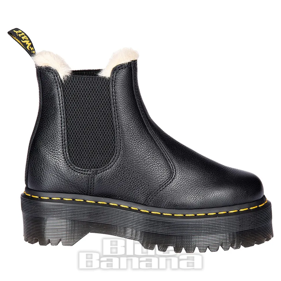 Dr Martens 2976 Quad Fur Lined Boots (Black)