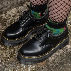 Dr Martens Quad 8053 Smooth Shoes (Black)