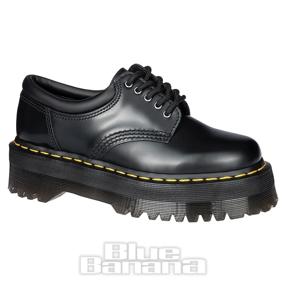 Dr Martens Quad 8053 Smooth Shoes (Black)