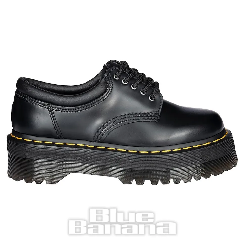 Dr Martens Quad 8053 Smooth Shoes (Black)