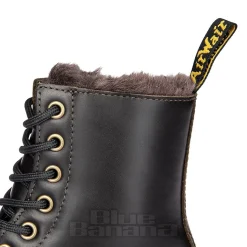 Dr Martens Serena 1460 Faux Fur Boots (Taupe)