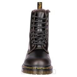 Dr Martens Serena 1460 Faux Fur Boots (Taupe)