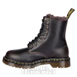 Dr Martens Serena 1460 Faux Fur Boots (Taupe)