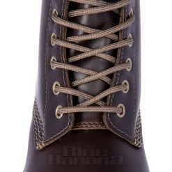 Dr Martens 1460 Serena Faux Fur Boots (Dark Khaki Brown)