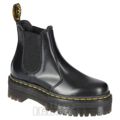 Dr Martens Smooth 2976 Quad Platform Boot (Black)