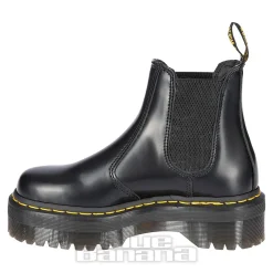 Dr Martens Smooth 2976 Quad Platform Boot (Black)