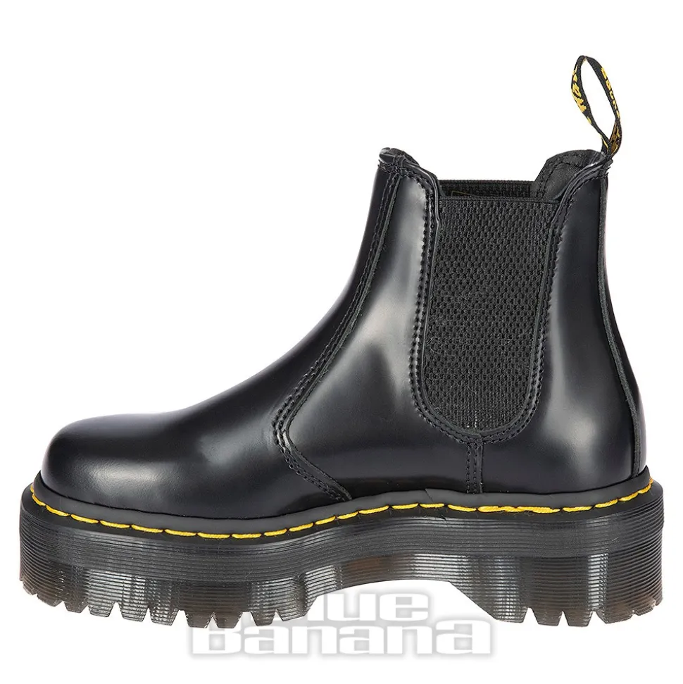 Dr Martens Smooth 2976 Quad Platform Boot (Black)