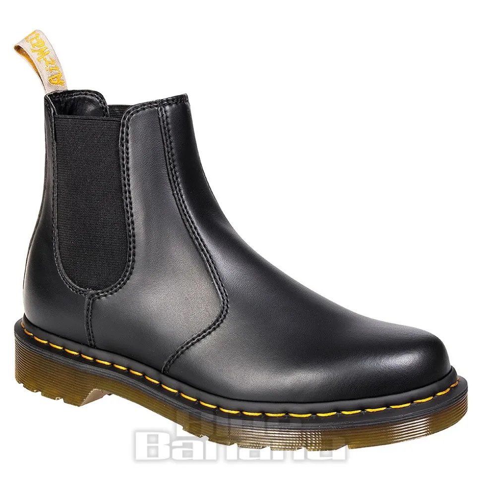 Dr Martens Vegan 2976 Chelsea Boots (Black Felix Rub Off)