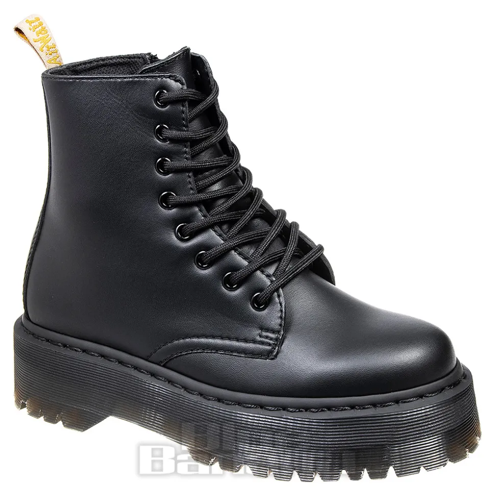 Dr Martens Vegan Jadon II Boots (Mono Black)