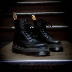 Dr Martens Vegan Jadon II Boots (Mono Black)