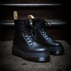 Dr Martens Vegan Jadon II Boots (Mono Black)
