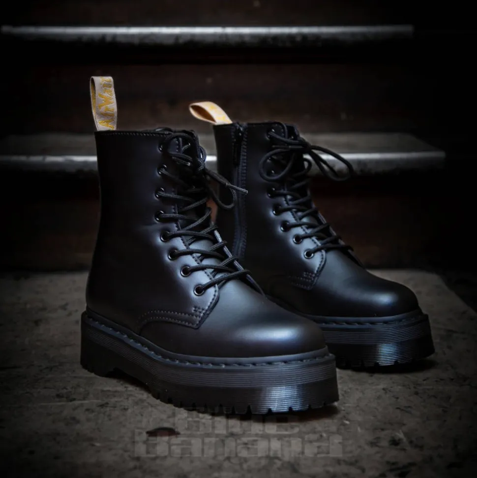 Dr Martens Vegan Jadon II Boots (Mono Black)