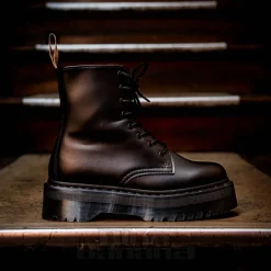 Dr Martens Vegan Jadon II Boots (Mono Black)
