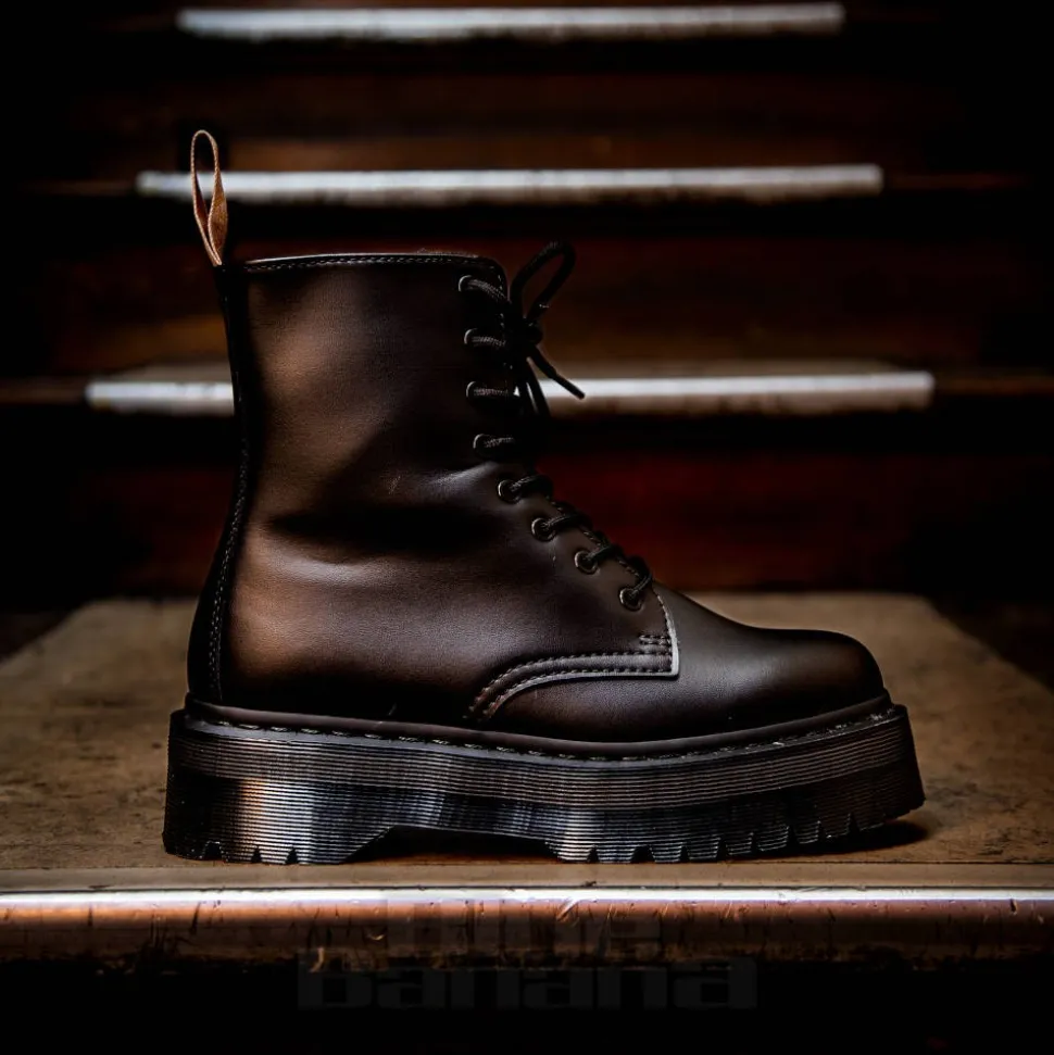 Dr Martens Vegan Jadon II Boots (Mono Black)