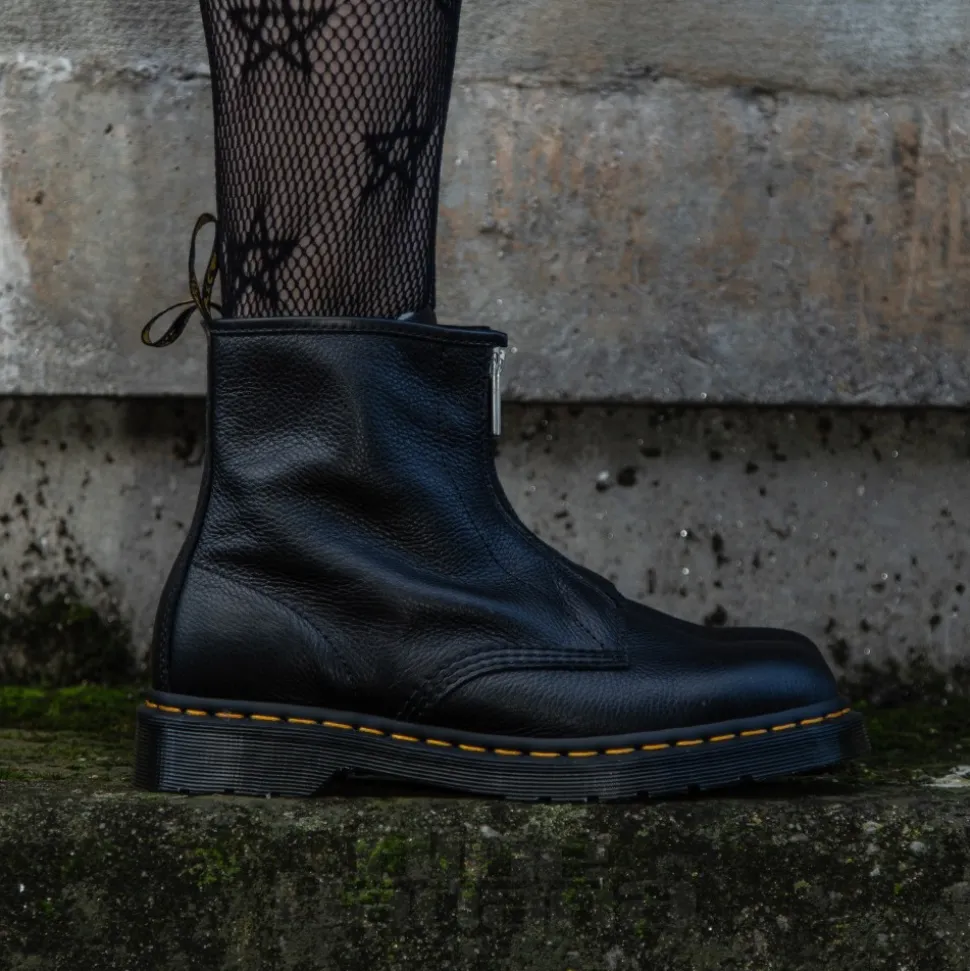 Dr Martens 1460 Virginia Zip Boot (Black)