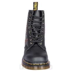 Dr Martens 1460 Vonda Tavern Floral Boots (Black)