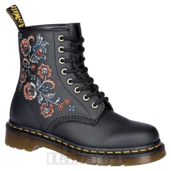 Dr Martens 1460 Vonda Tavern Floral Boots (Black)
