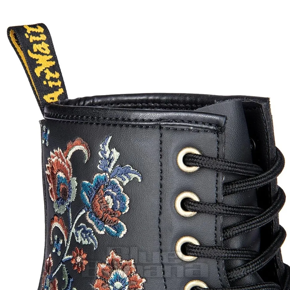 Dr Martens 1460 Vonda Tavern Floral Boots (Black)