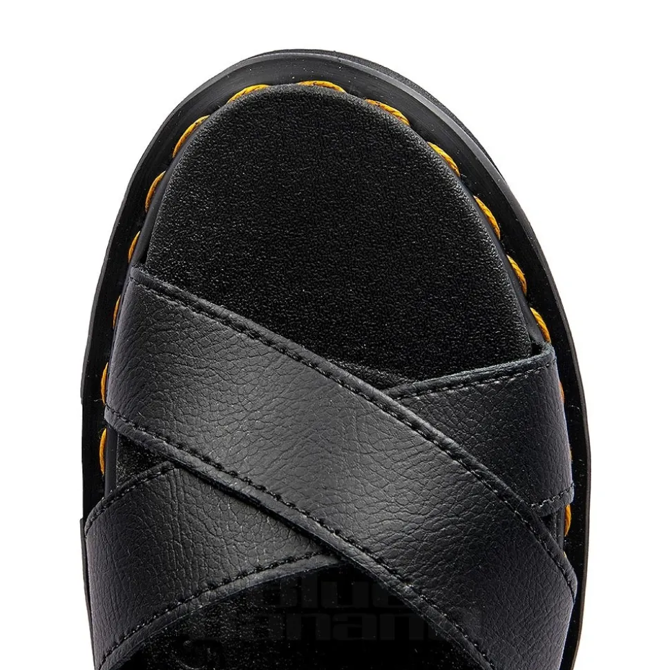 Dr Martens Voss II Athena Leather Sandals (Black)
