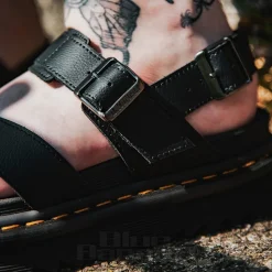 Dr Martens Voss II Athena Leather Sandals (Black)