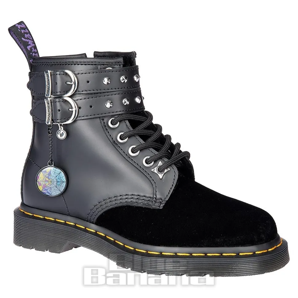 Dr Martens 1460 Wednesday Boots (Black Velvet)