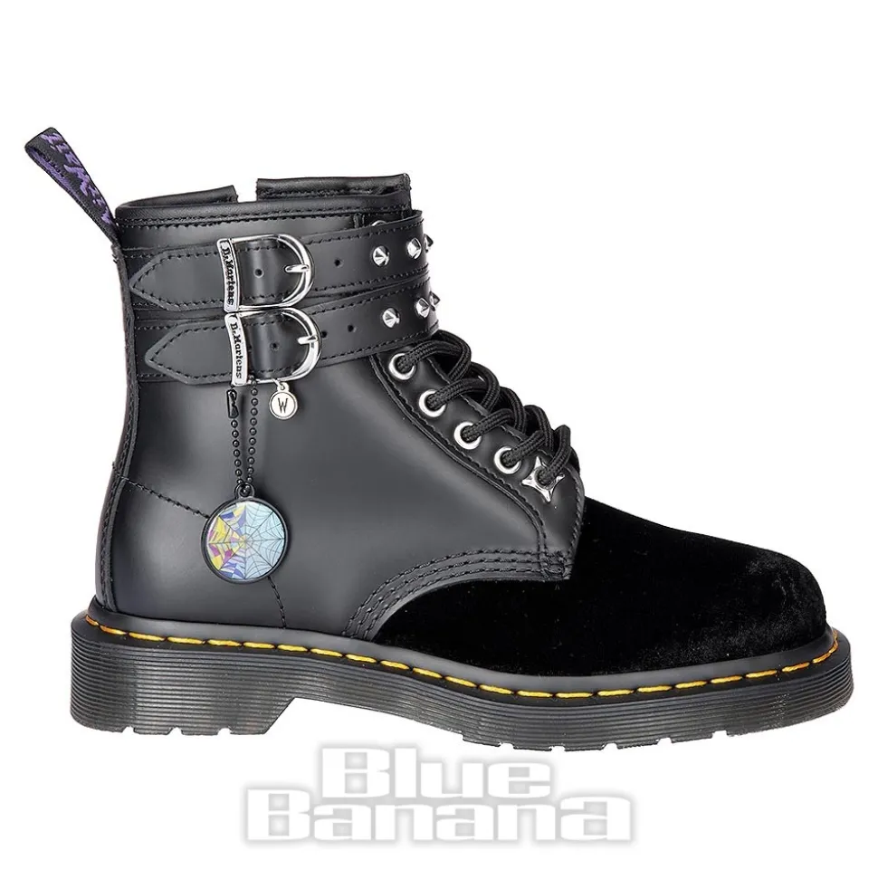 Dr Martens 1460 Wednesday Boots (Black Velvet)