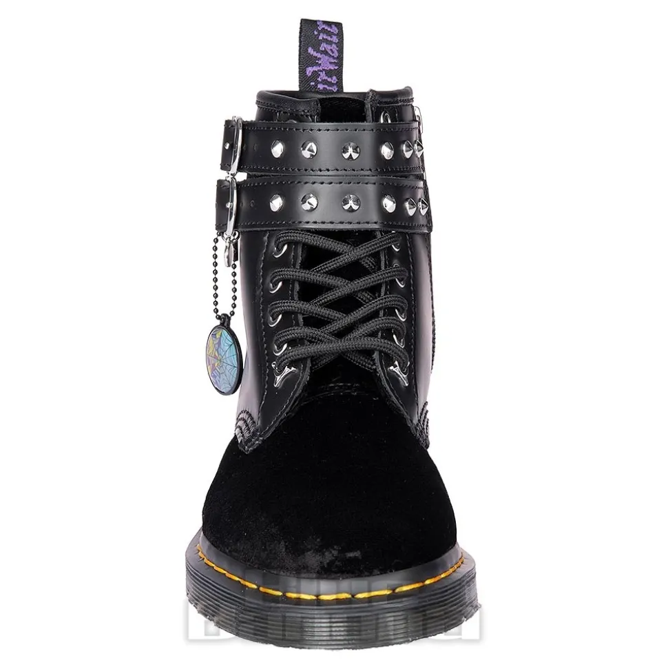 Dr Martens 1460 Wednesday Boots (Black Velvet)
