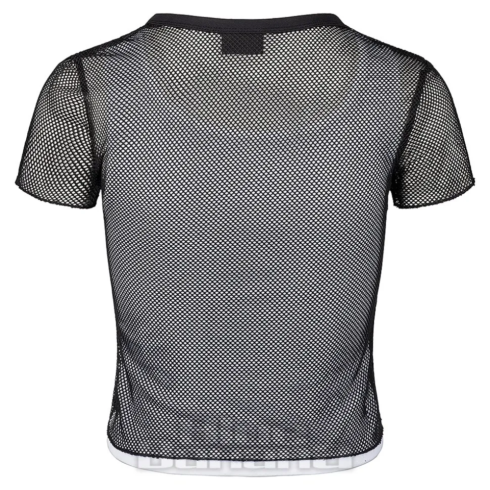 Ed Hardy Climbing Rose Mesh T-Shirt (White/Black)