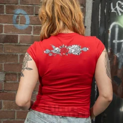 Ed Hardy Death Or Glory T-Shirt (Red)