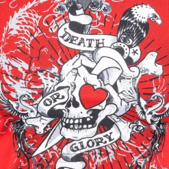 Ed Hardy Death Or Glory T-Shirt (Red)