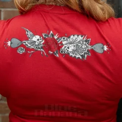 Ed Hardy Death Or Glory T-Shirt (Red)