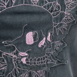 Ed Hardy Floral Skull T-Shirt (Black)