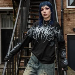 Heartless Akumu Top (Black/Grey)