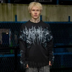 Heartless Akumu Top (Black/Grey)