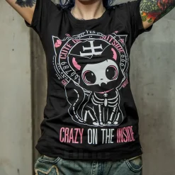 Heartless Cute On The Outside T-Shirt (Black)