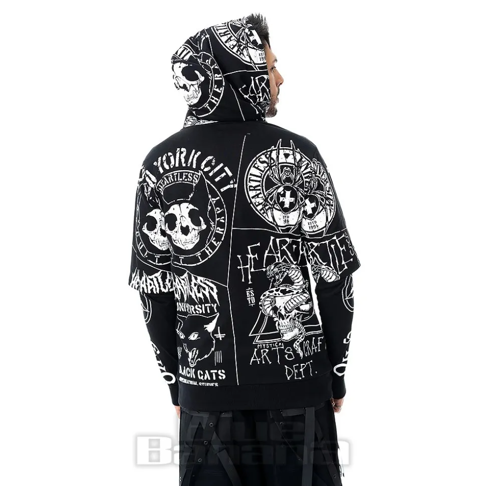 Heartless Dark Academia Hoodie (Black)