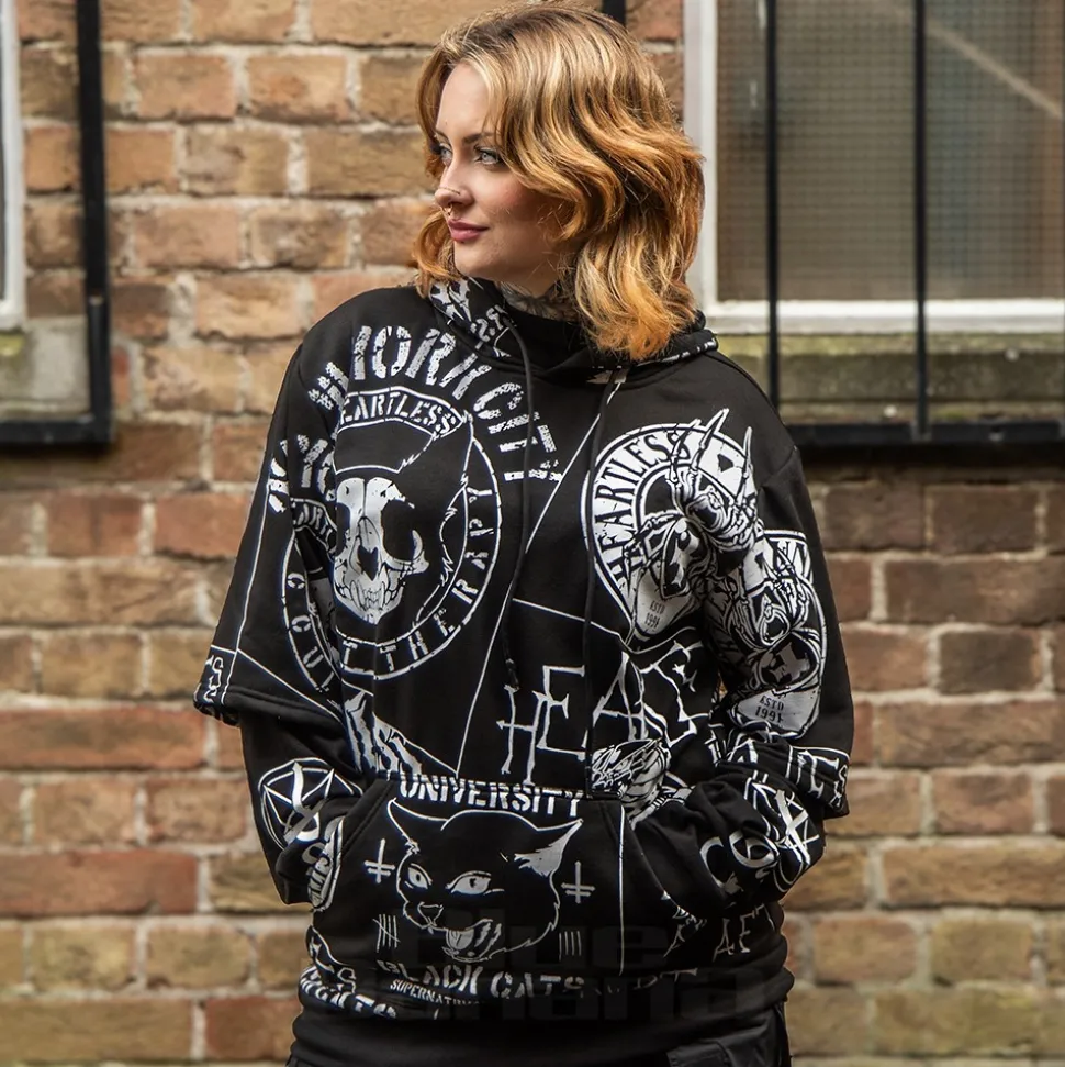 Heartless Dark Academia Hoodie (Black)