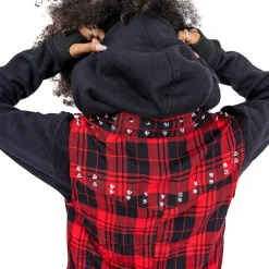 Heartless Evilyn Check Jacket (Red/Black)