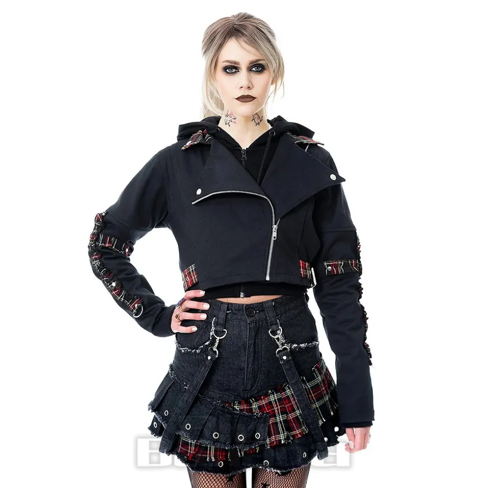 Heartless Graveyard Check Jacket (Black)