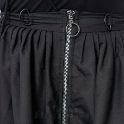 Heartless Graveyard Check Skirt (Black)